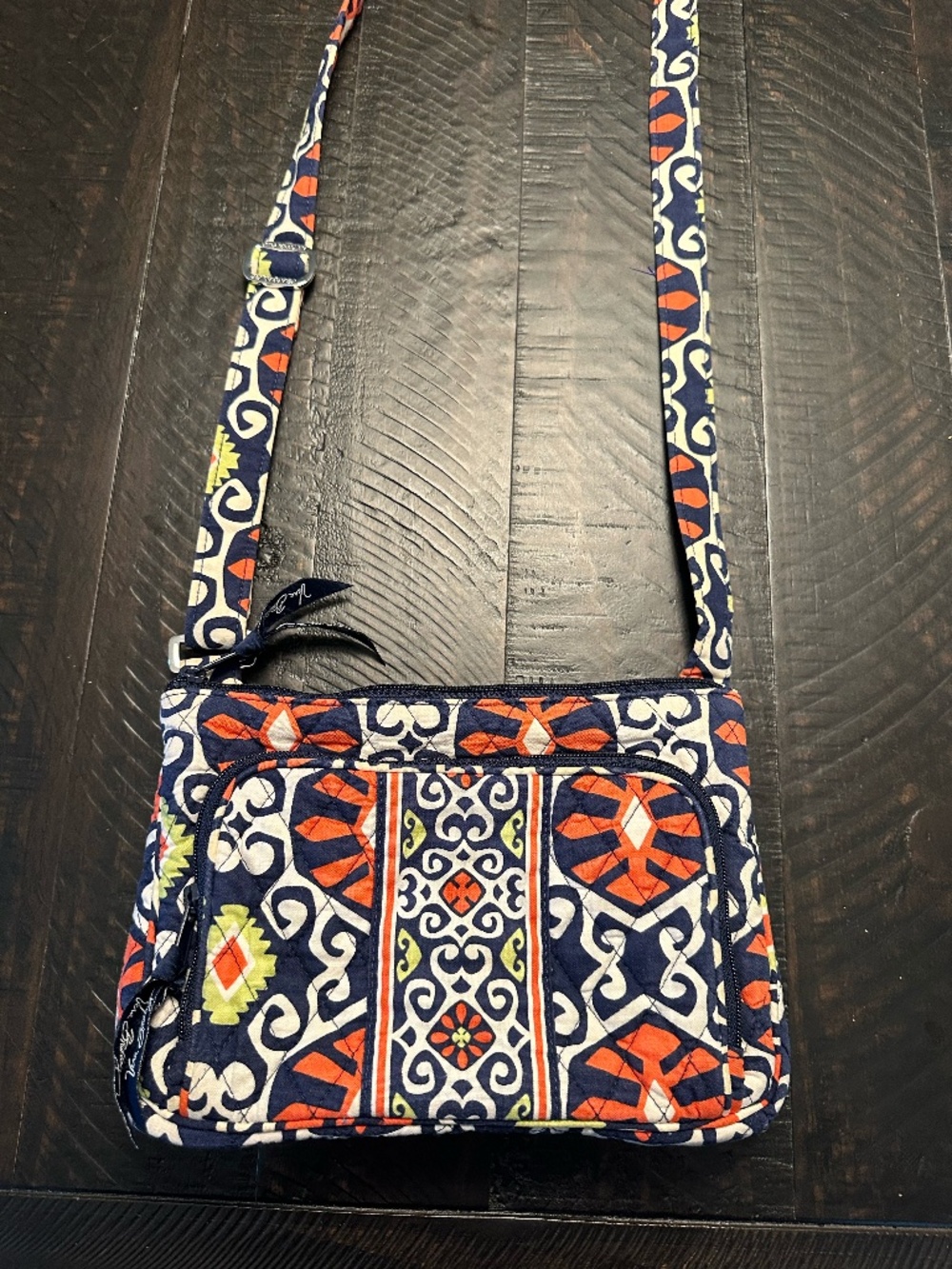 Vera Bradley "Sun Valley" Quilted Cotton Little Hipster Crossbody Bag
